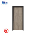 Design quente Design de madeira Solid Wood Fire Indication Villa Door